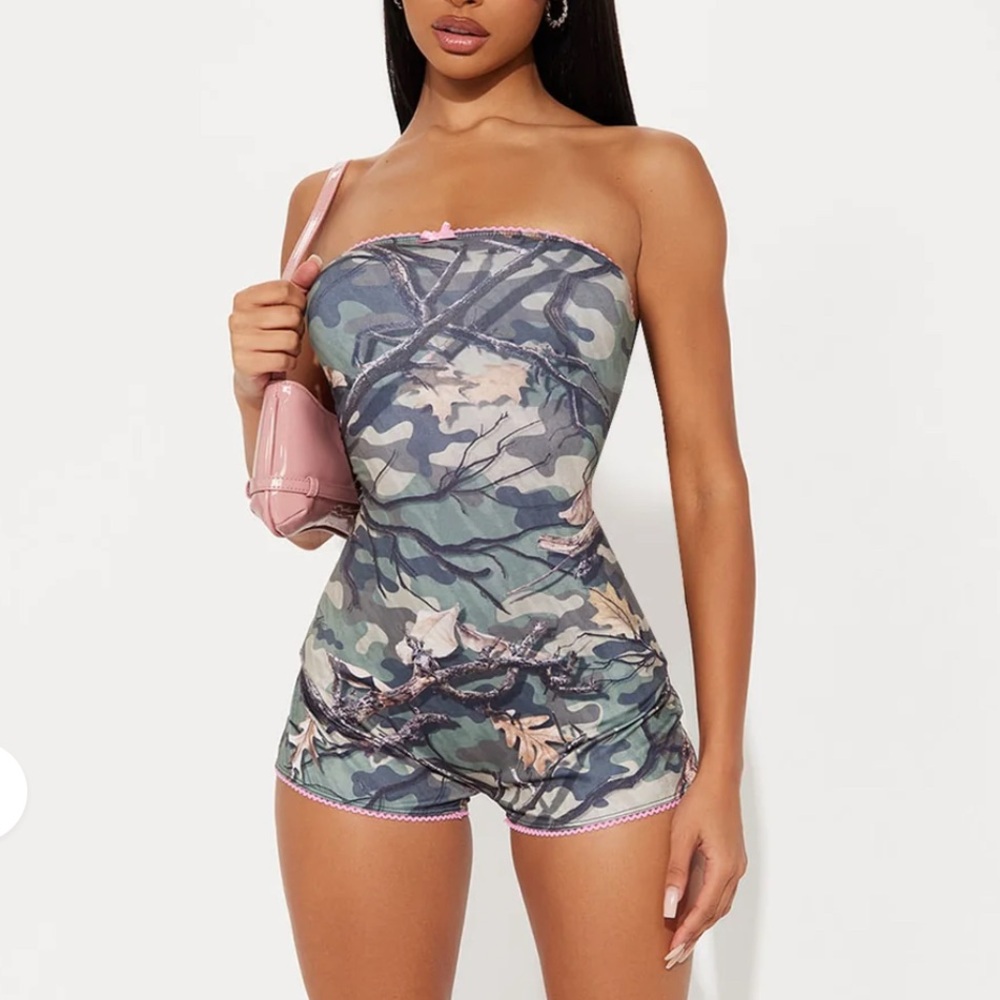 Camouflage Cutie Romper - L